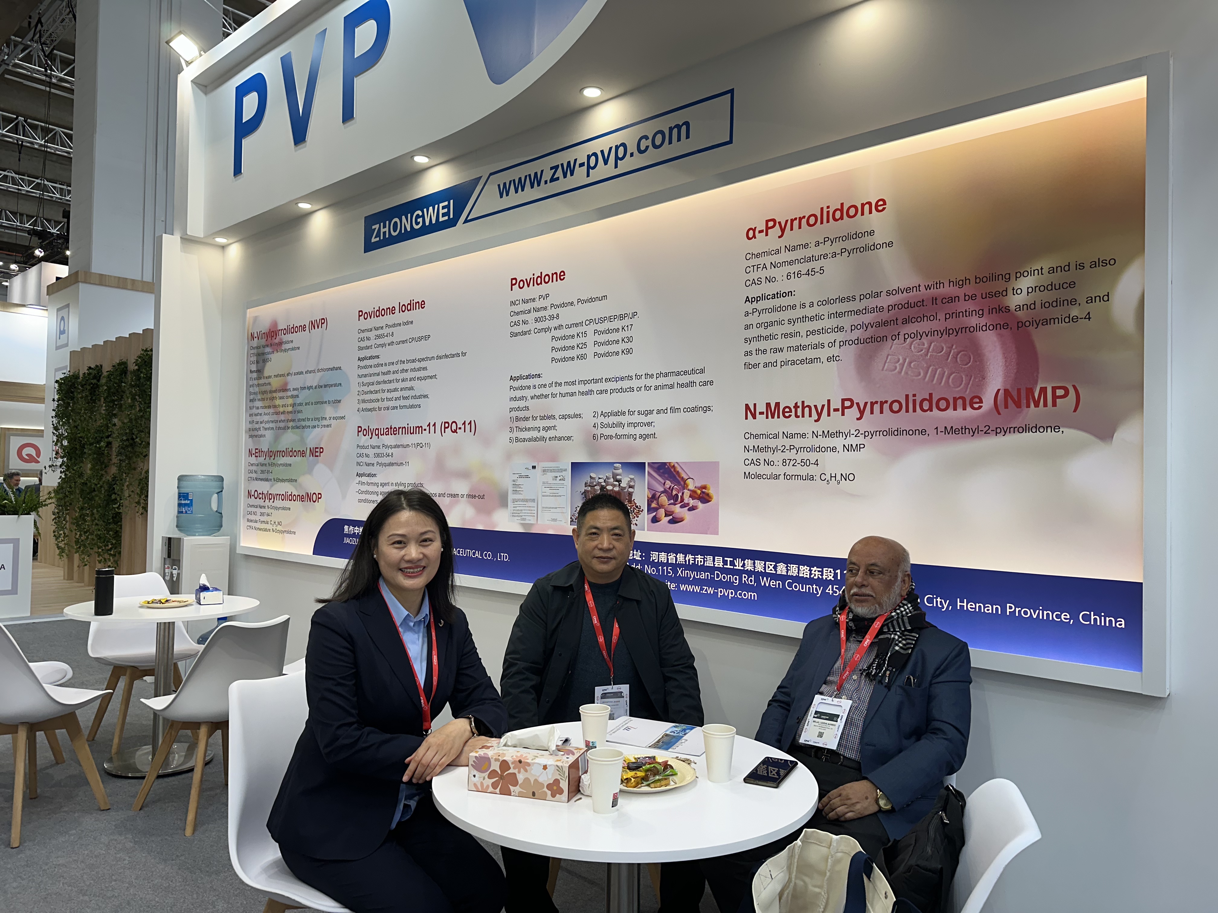 Jiaozuo Zhongwei Shines at CPHI 2025 Frankfurt
